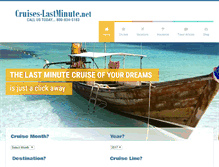 Tablet Screenshot of cruises-lastminute.net